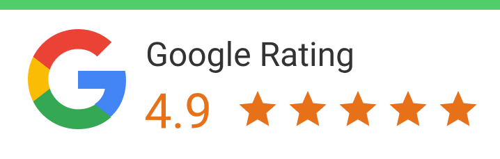 Google Rating 4.9 stars